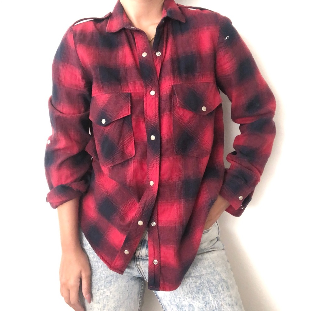 Zara plaid shirt size small